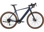 E-Bike ADORE "GTR-770 28" Alu Gravel Tourenfahrrad" Gr. 52, blau (dunkelblau matt, schwarz), Elektrofahrräder, 52cm, 28 Zoll (71,12cm), E-Bike, Pedelec, Elektrofahrrad für Damen u. Herren
