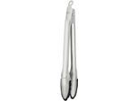 Kochzange RÖSLE, silber (edelstahlfarben), B:4cm H:3,5cm L:26,5cm, Edelstahl 18/10, Silikon, Küchenzangen, Kochzange, Zange zum Kochen und Grillen, Edelstahl 18/10, spülmaschinengeeignet