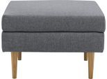 Polsterhocker DOMO COLLECTION "Filho, individuell erweiterbar", grau (anthrazit), B:70cm H:46cm T:60cm, 88% Olefin, 12% Polyethylene, Hocker, Polsterhocker, Polsterhocker für Terrasse, Garten und Balkon, speziell für Outdoor