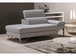 Ottomane EGOITALIANO "Princess, elegantes Designsofa mit erstklassigem Sitzkomfort", grau (stone), B:177cm H:95cm T:108cm, Leder »BULL« (echtes Rindsleder). Geschliffenes, pigmentiertes und behandeltes Rindsleder mit einer Dicke von 1, 3-1, 5 mm. Dieses Leder zeigt eine ziemlich weiche Hand mit einem halb undurchsichtigen Aussehen. Es handelt sich um ein geschütztes Leder. Eine leichte Deckschicht