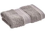 Waschlappen CHRISTY "RENAISSANCE", grau (dove grau), B:33cm L:33cm, Walkfrottier, Waschlappen, Waschlappen, Premium-Waschlappen in Luxusqualität, 675g/m², 33x33cm, 6er Set
