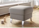 Hocker SIT & MORE "Vincenzo", grau (steelgrau), B:58cm H:48cm T:58cm, Hocker, Hocker