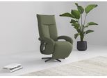 TV-Sessel SIT & MORE "Amica, inkl. Kopfteilverstellung & Drehfunktion", grün (olive), B:74cm H:112cm T:82cm, 95% Polyester, 5% Polyamid, Sessel, TV-Sessel, wahlweise mit 2 Motoren, Akku und Aufstehhilfe