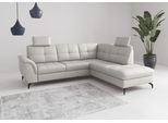 Ecksofa SIT & MORE "Zora", reinweiß, T:212cm, Sofas, Ecksofa