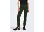 Cargohose ONLY "ONLMISSOURI REG ANK CARGO PNT NOOS", Damen, Gr. 36 (S), Länge 34, schwarz (rosin), Web, Obermaterial: 98% Baumwolle, 2% Elasthan, unifarben, schmal knöchellang, Hosen Cargohose, mit Stretchsäumen