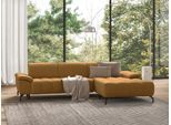 Ecksofa SIT & MORE "Cool L-Form", gelb (senf), B:290cm H:79cm T:185cm, Sofas, Ecksofa, wahlweise mit Kopfteilverstellung und Vorziehsitz, motorisch