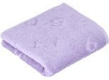 Handtuch BUGATTI "Trentino", blau (iris), B:50cm L:100cm, Walkfrottier, Baumwolle, Handtücher, Handtuch