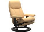 Relaxsessel STRESSLESS "Consul", gelb (gelb batick), B:76cm H:100cm T:74cm, Leder BATICK: BATICK ist ein leicht korrigiertes, durchgefärbtes und genarbtes Möbelleder, bei dem die meisten Unebenheiten und Spuren in der Regel entfernt wurden.;Leder PALOMA: PALOMA ist ein durchgefärbtes Semianilin-Möbelleder mit natürlicher Narbung.;ROHLEDER Stoff Q2 FARON: Ein fester zuverlässiger Bouclé mit einem s