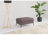 Polsterhocker SIT & MORE "Emely", grau (taupe), B:104cm H:47cm T:69cm, 90% Polyester, 10% Polyamid, Hocker, Polsterhocker, mit praktischen Stauraum
