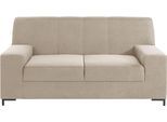 2-Sitzer DOMO COLLECTION "Ledas kubisch und komfortabel, flache Armlehnen, eleganter Fuß", beige, B:170cm H:83cm T:88cm, Sofas, 2-Sitzer, Breite 170cm, in vielen Farben erhältlich