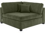 Sofa HOME AFFAIRE "Skara XXL", grün, B:130cm H:86cm T:130cm, 100% Polyester, Sofas, Sofa, Eckelement zur individuellen Polstergarnitur-Gestaltung