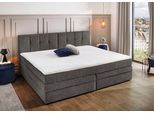 Boxspringbett JOCKENHÖFER GRUPPE "Casa Grande in der Breite 240cm, Familienbett mit Bettkasten (1.000 L)", dunkelgrau 444, 09, B:250cm L:215cm, Bezug Bett: Chenille (100% Polyester);Topper und Matratzenspiegel: 100% Polyester, Komplettbetten, Boxspringbett, 7-Zonen-TTFK-Matratze, KS-Topper, verschiedene Härtegrade wählbar