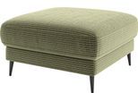 Polsterhocker HOME AFFAIRE "Downtown", grün (oliv), B:80cm H:44cm T:80cm, 100% Polyester, Hocker, Polsterhocker, passend zur Serie, auch in Cord