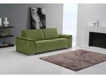 Schlafsofa EGOITALIANO "Cecilia, modern & elegant, erstklassiger Sitzkomfort, Dauerschläfer", grün (kiwi), B:234cm H:85cm T:102cm, Sofas, Schlafsofa, inkl. Matratze und hochwertigem Metallbettrahmen, toller Schlafkomfort