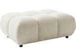 Polsterhocker HOME AFFAIRE "Cozy Bubble, mit eleganter Steppung, weich gepolstert, 108x73 cm", weiß, B:108cm H:41cm T:73cm, 100% Polyester, Hocker, Polsterhocker, passend zum Sofa und dem drehbaren Sessel der Graceland-Serie