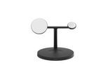 BELKIN Wireless Charger "BoostCharge Pro Kabellose 3-in-1-Ladestation", schwarz, B:15cm H:14,5cm T:17,3cm, Ladegeräte, iPhone 17/Air/16, Pixelsnap, Apple Watch, AirPods, Wireless Charger