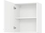 Hängeschrank KOCHSTATION "KS-Scafa", wahlweise Türschlag rechts oder links", weiß (weiß hochglanz), B:50cm H:60cm T:35cm, Schränke, Hängeschrank, in meheren Breiten, Höhe 60 cm, wahlweise Türschlag rechts oder links