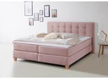 Boxspringbett HOME AFFAIRE "Moulay", lila (flieder), B:194cm L:211cm, Komplettbetten, Boxspringbett, inkl. Topper, in 3 Härtegraden, TFK auch in Härtegrad 4