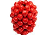 Tischvase KARE DESIGN "Vase Strawberries", rot, B:25cm H:30cm T:25cm, Porzellan, Vasen, Tischvase
