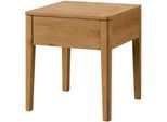 Nachtkonsole HASENA "Styly", braun, B:43cm H:48cm T:43cm, Massivholz, Sideboards, Nachtkonsole