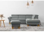 Ecksofa HOME AFFAIRE "Lindgren L-Form", grau, B:249cm H:84cm T:217cm, 100% Polyester, Sofas, Ecksofa, wahlweise mit TV-Funktion, Stauraum und Kopfteilverstellung