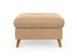Stauraumhocker SIT & MORE "Göteborg", braun (macchiato), B:76cm H:47cm T:63cm, Hocker, Stauraumhocker, mit Federkern