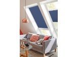 Dachfensterplissee SUNLINES "StartUp Style Honeycomb VD", blau (blau, weiß), B:38,4cm H:93,9cm, Obermaterial: 100% Polyester, Plissees, Dachfensterplissee, mit Führungsschienen