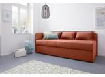 Polsterliege MAINTAL "Diana", orange (terra), B:93cm, Komplettbetten, Polsterliege