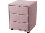 Nachtkonsole JOCKENHÖFER GRUPPE "Lore", rosa (rosé 313, 05), H:53cm T:45cm, Sideboards, Nachtkonsole