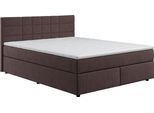 Boxbett COTTA "Nala", grau (charcoal), B:166cm L:206cm, 100% Polyester, Komplettbetten, Boxbett, wahlweise mit Matratze und Topper erhältlich