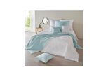 Tagesdecke HEINE HOME Gr. 1, blau (weiß), B:135cm L:210cm, 50% Baumwolle, 50% Polyester, Tagesdecken, Tagesdecke