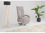 TV-Sessel SIT & MORE "TV Dance", silber, B:74cm H:112cm T:82cm, 100% Polyester, Sessel, TV-Sessel, wahlweise manuell oder elektrischer Funktion mit Akku