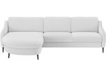 Ecksofa SIT & MORE "Soul L-Form", silber, B:296cm H:90cm T:189cm, 100% Polyester, Sofas, Ecksofa, wahlweise mit Bettfunktion