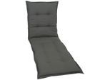 Liegenauflage GO-DE "Rolliegenauflage", grau (anthrazit), B:190cm H:8cm T:60cm, Obermaterial: 85% Baumwolle, 15% Polyester, Polsterauflagen, Liegenauflage, 190x60 cm