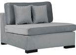 Sofa-Mittelelement HOME AFFAIRE "Skara", grau, B:90cm H:86cm T:100cm, Polsterelemente, Sofa-Mittelelement, Modul zum eigenen Zusammenstellen, in vielen Bezugsqualitäten