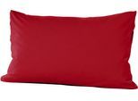 Kissenbezug PRIMERA "Primera Mako-Feinjersey Kissenbezug im Doppelpack", rot, B:40cm L:60cm, Feinjersey, Obermaterial: 100% Baumwolle, Kissenbezüge, Kissenbezug, In vielen Uni-Tönen
