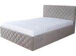 Polsterbett, grau (hellgrau), B:110cm L:212cm, Bezug Bett: Microfaser (100% Polyester);Bonnell-Federkernmatratze: 51% Polypropylen, 39% Polyester, 10% Baumwolle;Kaltschaummatratze: 100% Polyester, Bezug abnehm- und waschbar bis 60C, WESTFALIA SCHLAFKOMFORT, Betten, Polsterbett, inkl. Bettkasten bei Ausführung mit Matratze