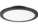 LED Außen-Wandleuchte HEITRONIC "Tella", grau (anthrazit), H:4,1cm Ø:27cm, Leuchten, LED Außen-Wandleuchte, Deckenlampe, Wandlampe, 1000 lm Lichtstrom