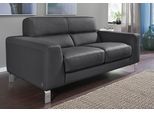 2-Sitzer CALIA ITALIA "Simon, erstklassiger Sitzkomfort und tolles Design", schwarz, B:172cm H:81cm T:94cm, Leder BULL;Leder SORRENTO, Sofas, 2-Sitzer, in zwei Lederqualitäten