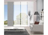 Schiebegardine VISION S "IRLOS 4er SET" Gr. 1, grau, B:60cm H:260cm, Polyester, Gardinen, Schiebegardine, Schiebevorhang Digidruck 4er Set IRLOS