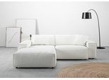 Ecksofa HOME AFFAIRE "Glimminge L-Form auch in Breitcord, Feincord + Easy care-Bezug", weiß, B:234cm H:71cm T:191cm, 100% Polyester, Sofas, Ecksofa, Breite 234, Zierkissen