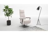 TV-Sessel SIT & MORE "Vario Comfort, inkl. Kopfteilverstellung & 360 Drehfunktion", beige (creme), B:70cm H:124cm T:85cm, 100% Polyester, Sessel, TV-Sessel, inkl. Herz-Waage-Funktion & 3 Motoren, Höhe der Armlehnen 62cm