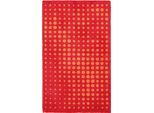 Badematte EGERIA "DOT" Gr. 3, rot (rot, orange), H:10mm, Baumwolle, Badematten, Badematte