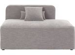 Recamiere HOME AFFAIRE "Sundstrup", grau, B:140cm H:76,5cm T:93cm, 100% Polyester, Sofas, Recamiere, Modulserie, individuelle Zusammenstellung