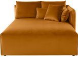 Ottomane OTTO HOME "Nöre", gold, B:138cm H:86cm T:168cm, 100% Polyester, Sofas, Ottomane, Lounge-Modul - zum eigenen Zusammenstellen, Breite 138cm, Tiefe 168cm