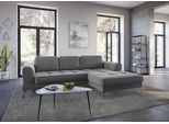 Ecksofa SIT & MORE "Bendigo L-Form", grau (hellgrau), B:284cm H:87cm T:175cm, Sofas, Ecksofa, inklusive Sitztiefenverstellung, Bodenfreiheit 15 cm, 2 Fußfarben