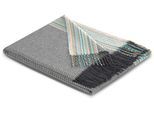 Plaid BIEDERLACK "Essence", grau, B:140cm L:190cm, Baumwolle, Polyester, Wohndecken, Plaid, federleicht mit außergewöhnlichem Dessin