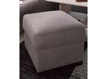 Polsterhocker SIT & MORE "Pandora", grau, B:58cm H:45cm T:58cm, Luxus-Microfaser ALTARA NUBUCK (100% Polyester);Luxus-Microfaser (100% Polyester);Luxus-Microfaser (100% Polyester), Hocker, Polsterhocker