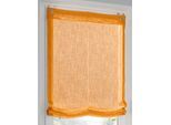 Raffrollo HEINE HOME Gr. 3, gelb (curry), B:80cm H:130cm, Raffrollos, Raffrollo