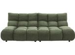 3-Sitzer HOME AFFAIRE "Cozy Bubble, mit eleganter Steppung, Breite 220cm", grün (turtle), B:220cm H:85cm T:108cm, Sofas, 3-Sitzer, stilvolles Design & hoher Sitzkomfort für dein Zuhause
